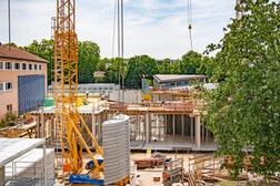 Il cantiere dell'Ernst-Moritz-Arndt-Gymnasium